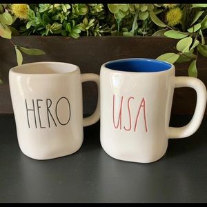 Rae Dunn USA and hero mugs Only !!!